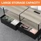 Farmhouse Style TV Cabinet Dresser with Outlet for Bedroom Living Room for 32/40/48/50 Inch TV